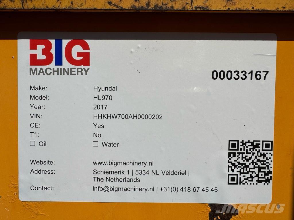 Hyundai HL970 Rataslaadurid