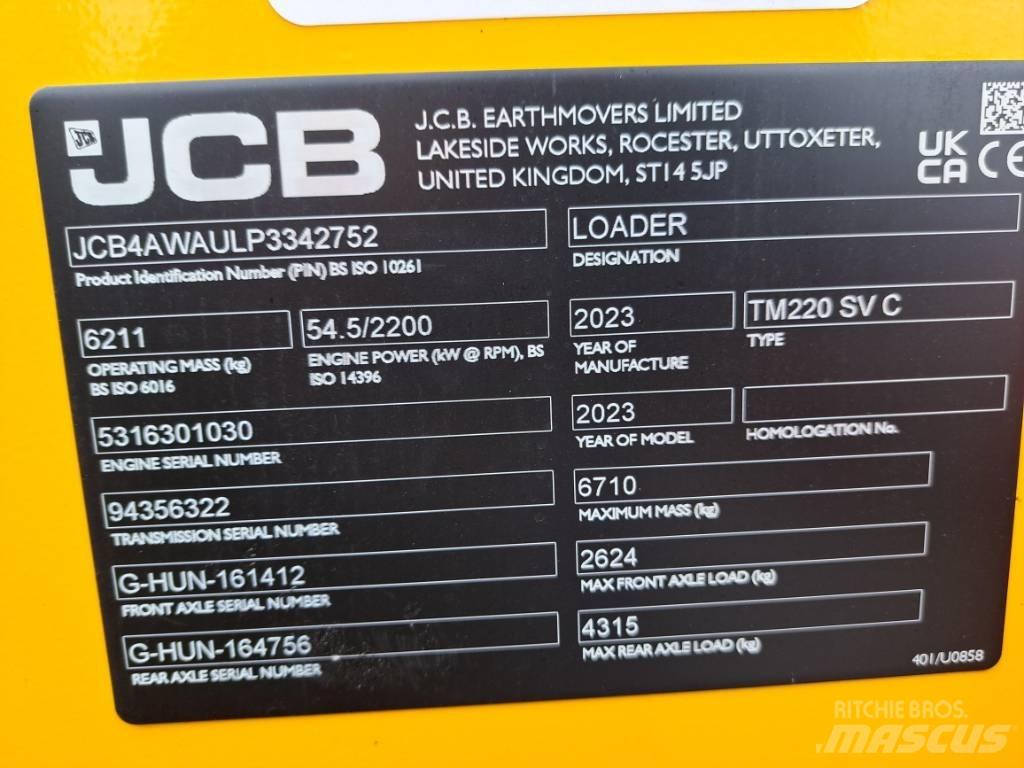 JCB TM 220 SV Rataslaadurid