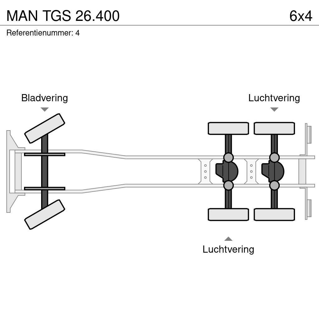 MAN TGS 26.400 Konksliftveokid