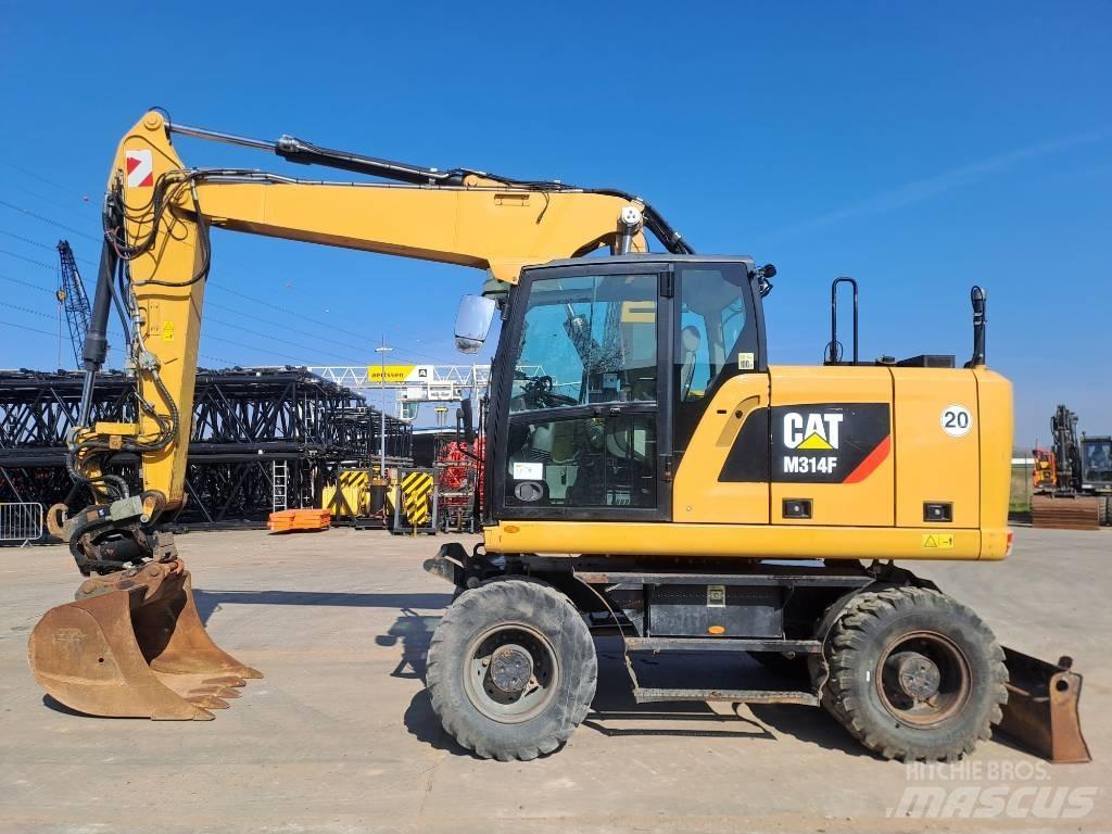 CAT M314F Ratasekskavaatorid