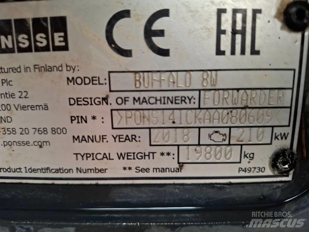 Ponsse Buffalo 8W Forwarderid