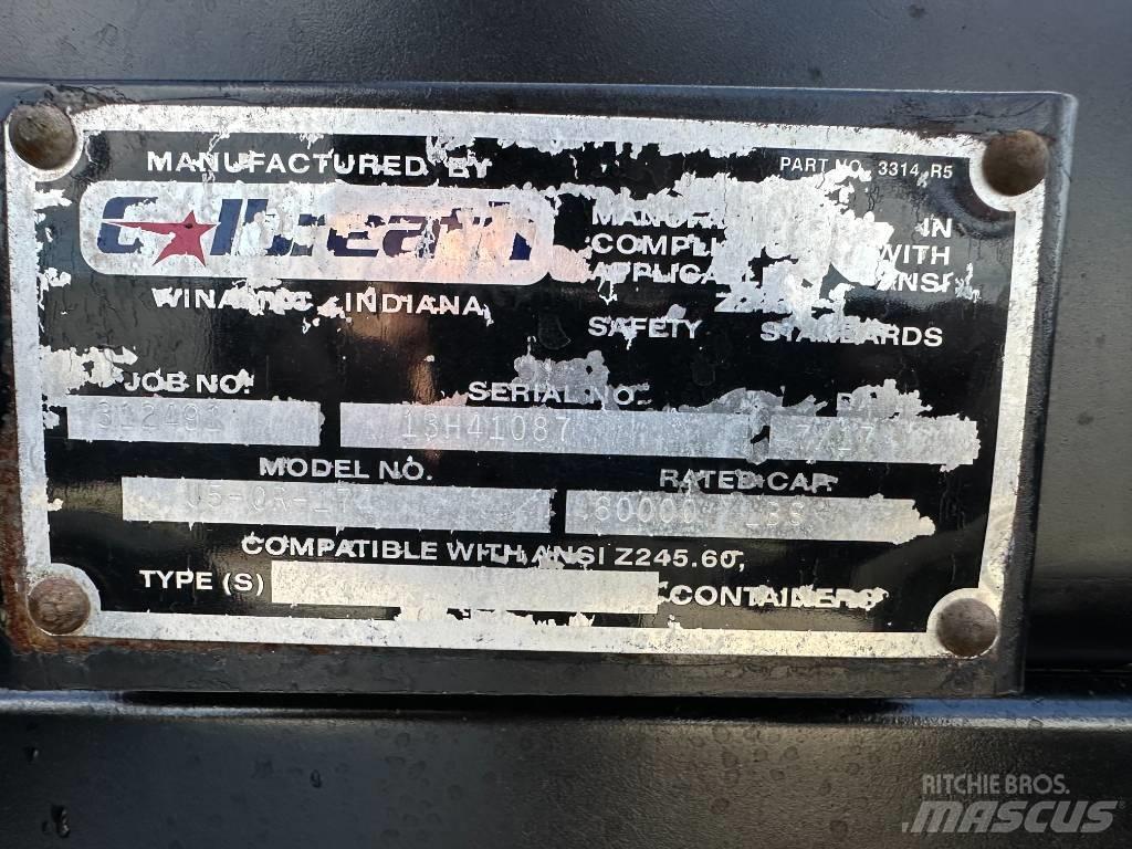 Mack GU813 Trossüsteemiga vahetuskere veokid