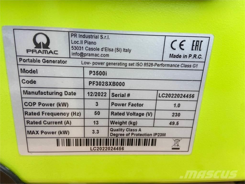 Pramac P3500i Muud generaatorid