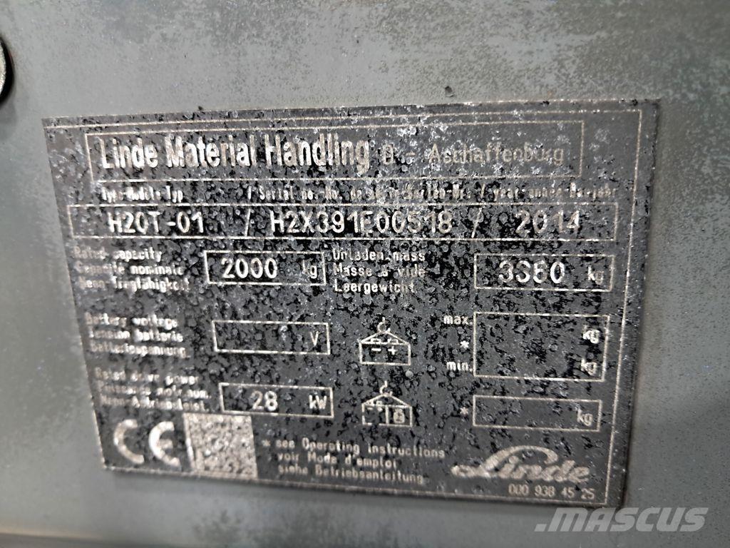 Linde H20T-01 Gaasitõstukid