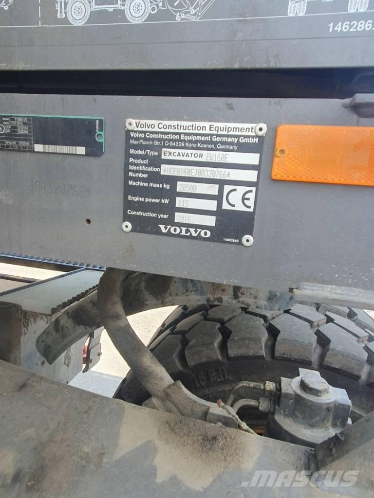 Volvo EW 160 E Ratasekskavaatorid