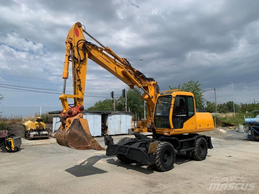 Hyundai ROBEX 170W-3 Ratasekskavaatorid
