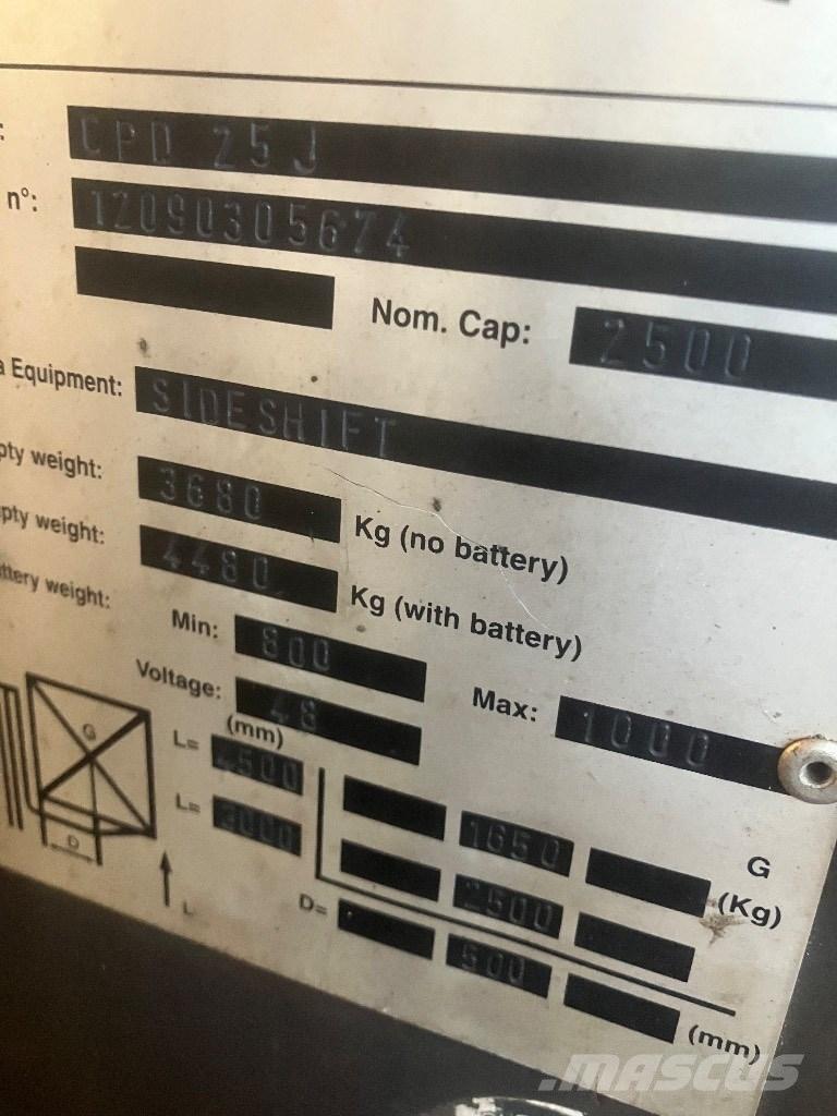 EP heftruck CPD25 Elektritõstukid