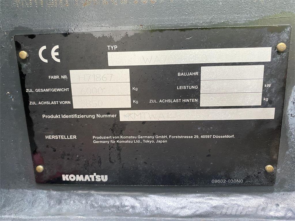 Komatsu WA70M-8EO Mitmeotstarbelised laadurid