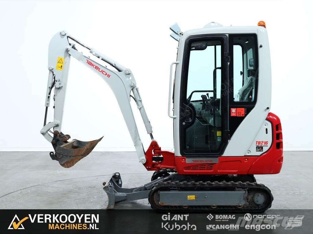 Takeuchi TB216 Miniekskavaatorid < 7 t