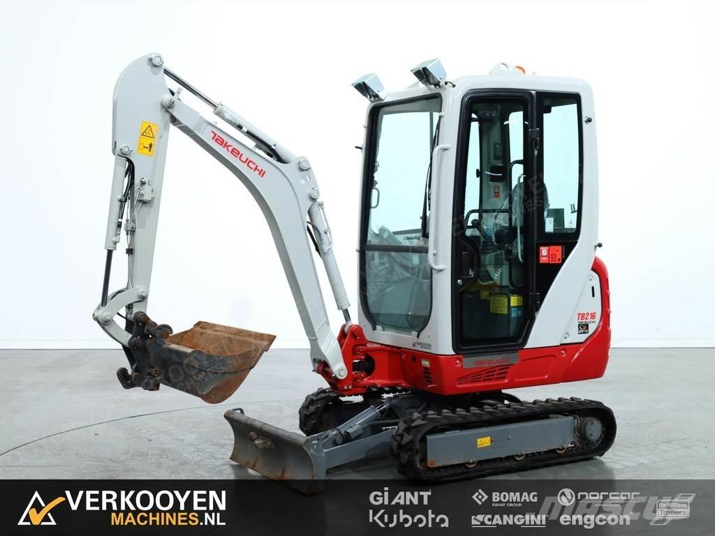 Takeuchi TB216 Miniekskavaatorid < 7 t