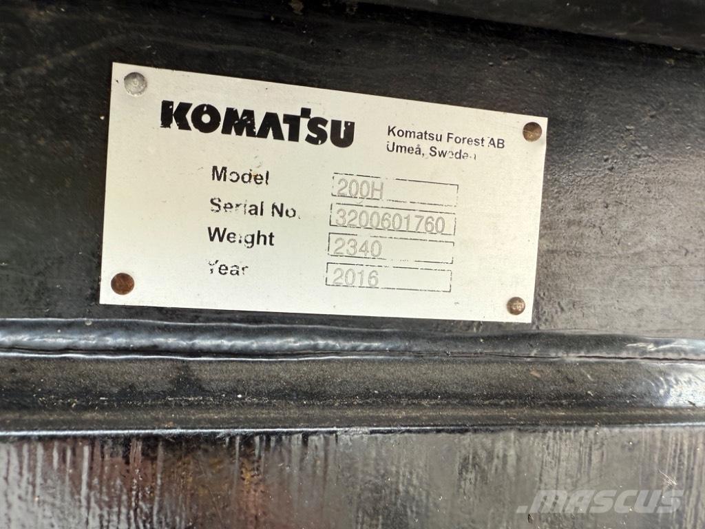Komatsu 901 Harvesterid