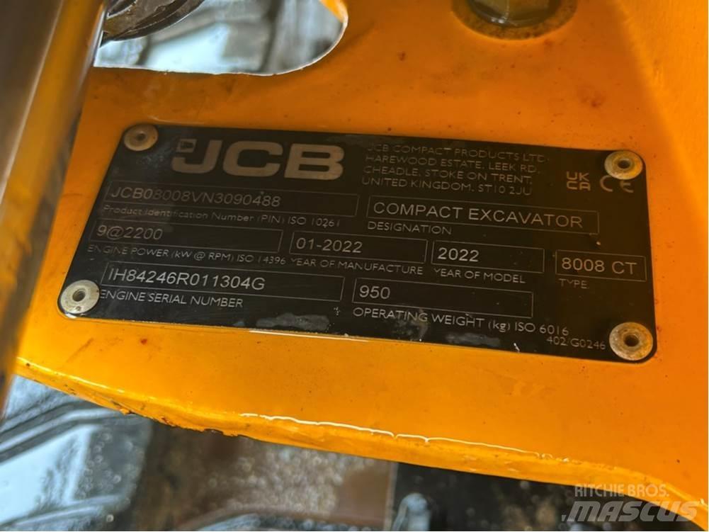 JCB MICRO 8008 Miniekskavaatorid < 7 t