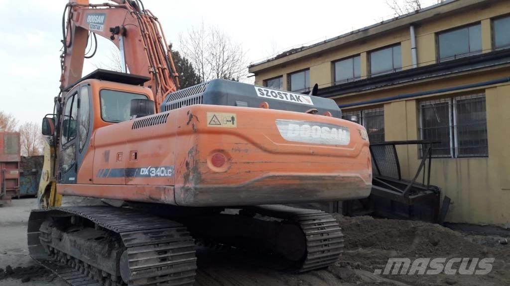 Doosan DX 340 LC Roomikekskavaatorid