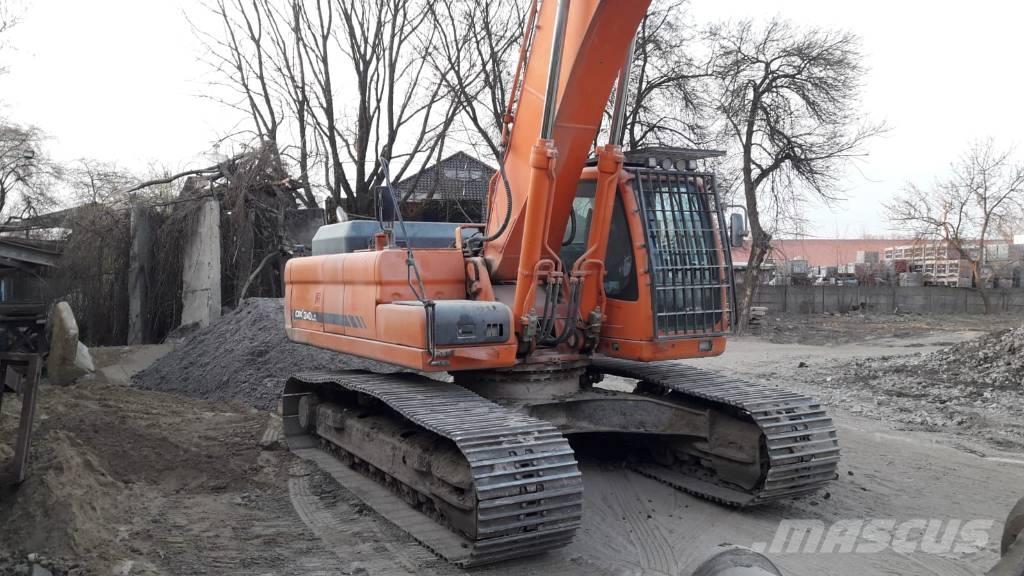 Doosan DX 340 LC Roomikekskavaatorid