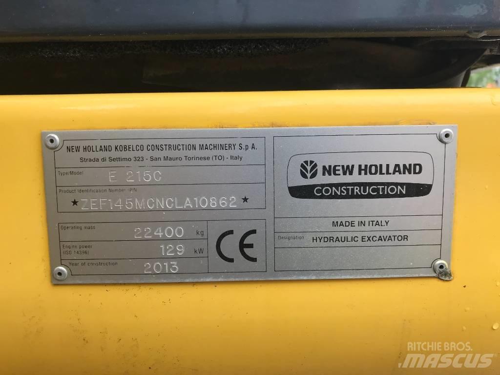 New Holland E 215 C Roomikekskavaatorid
