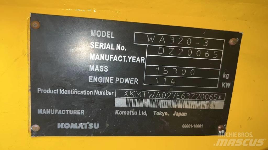 Komatsu WA320-3 Rataslaadurid