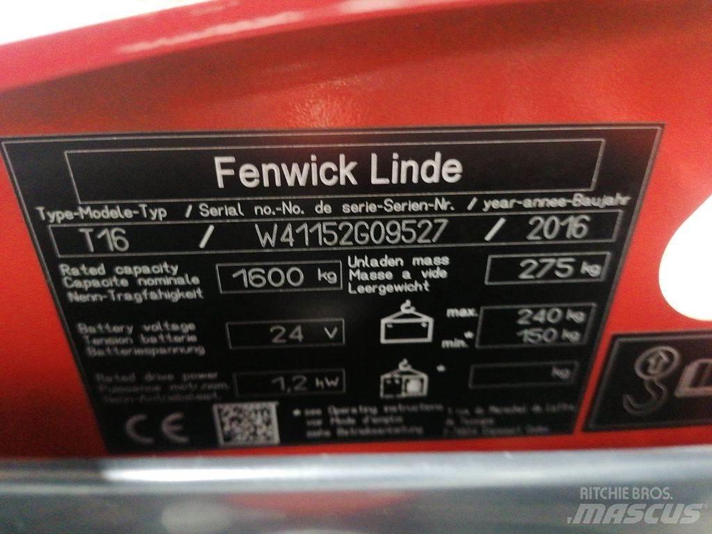 Linde T16 Elektriline alusesiirdaja