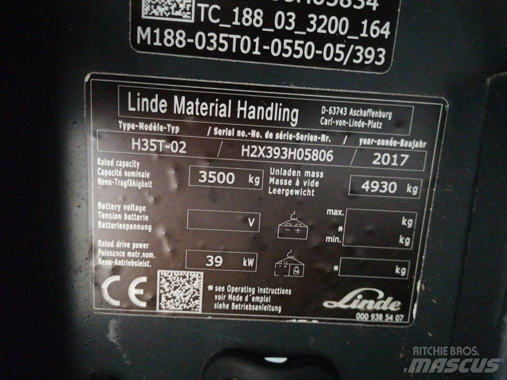 Linde H35T-02 Gaasitõstukid