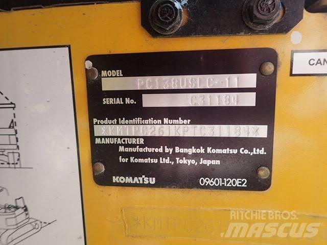 Komatsu PC138USLC-11 Roomikekskavaatorid