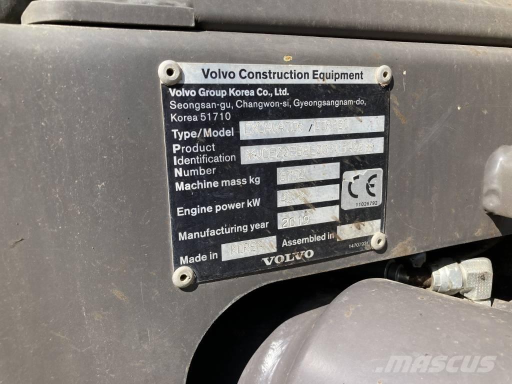 Volvo ECR 88 D Väikeekskavaatorid 7t-12t