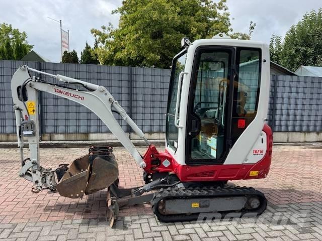 Takeuchi TB 216 Miniekskavaatorid < 7 t