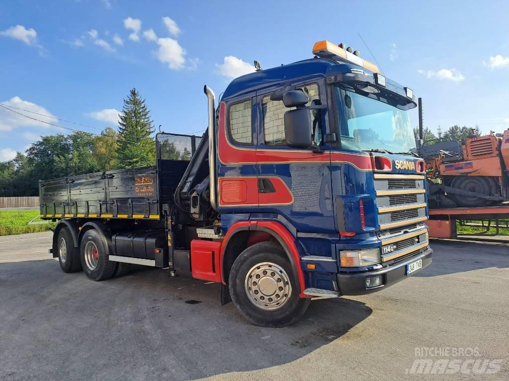 Scania R114 Kraanaga veokid