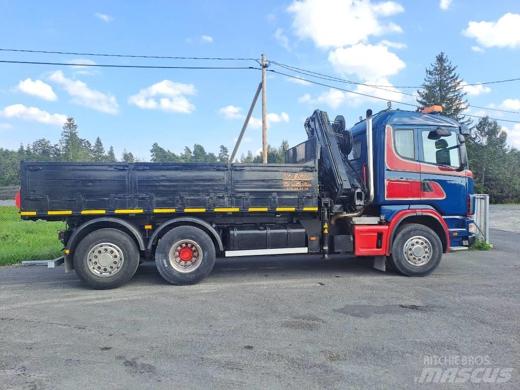 Scania R114 Kraanaga veokid