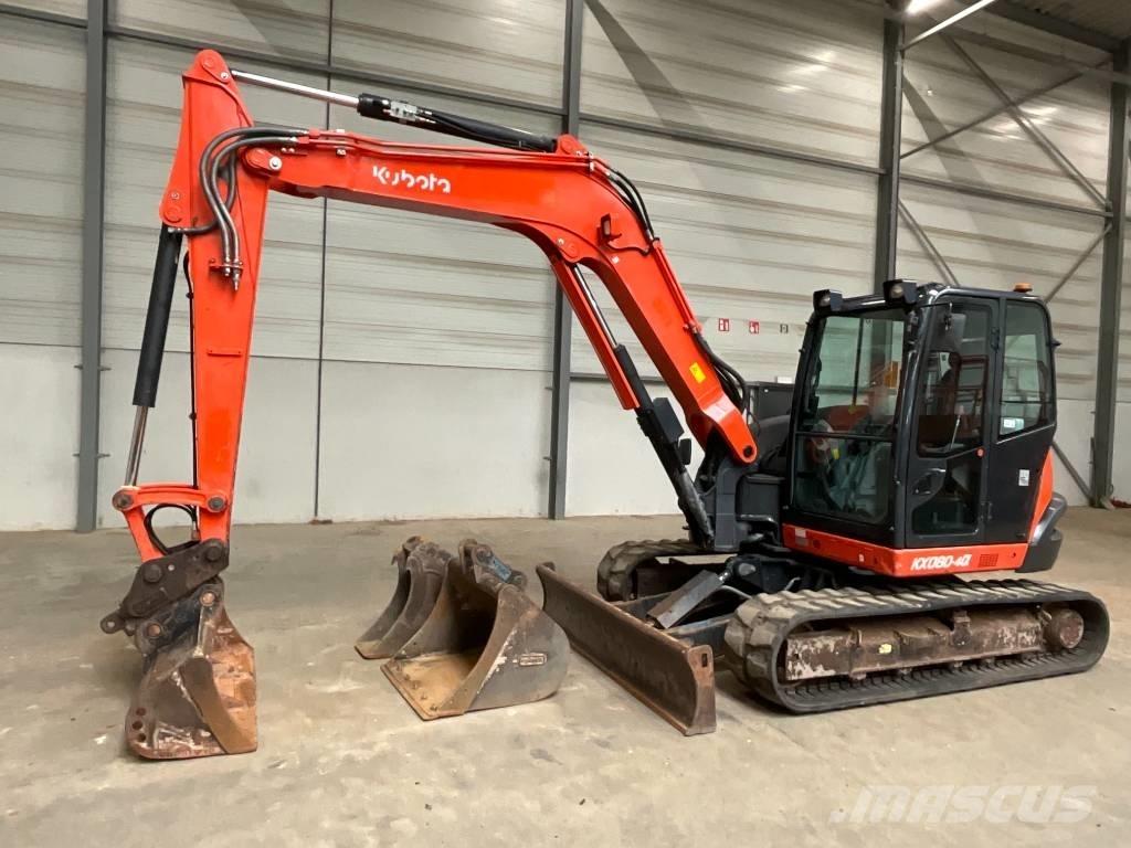 Kubota KX 080-4 A Väikeekskavaatorid 7t-12t