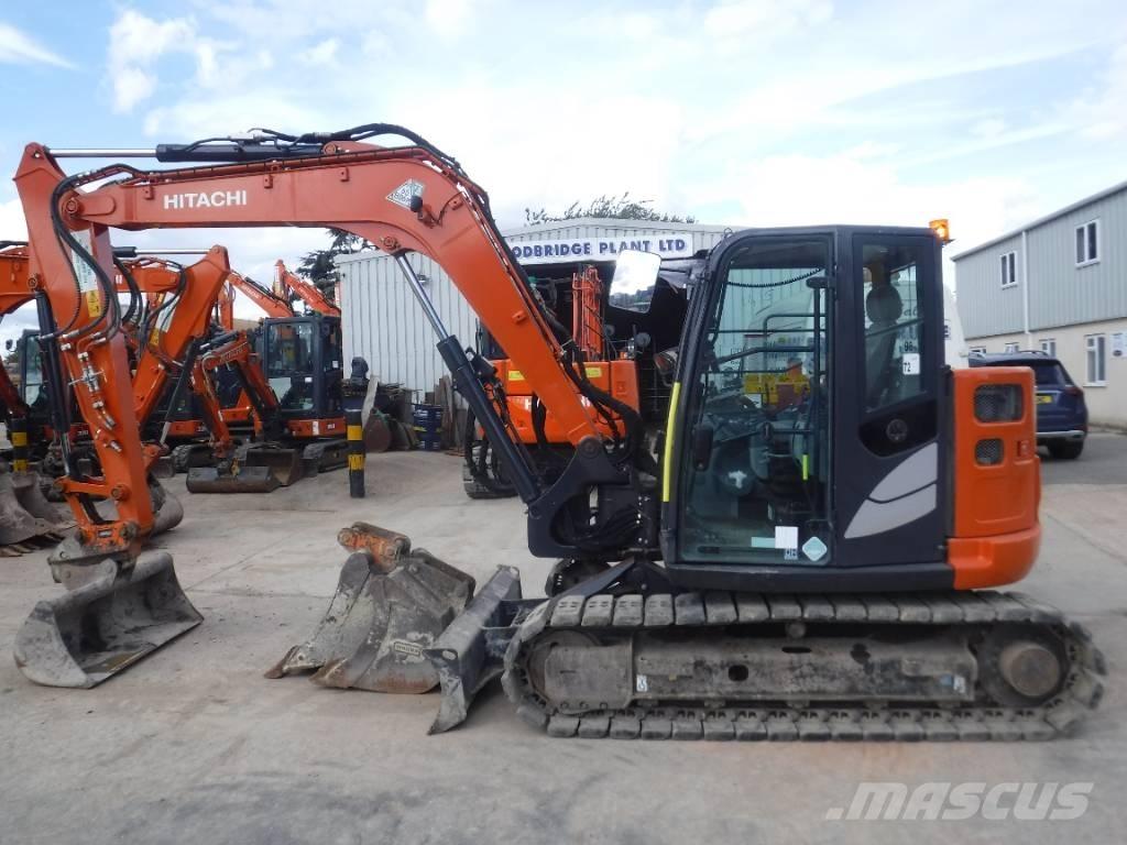 Hitachi ZX 85 US B-6 Väikeekskavaatorid 7t-12t