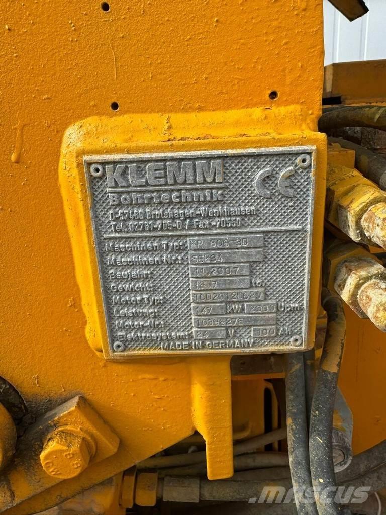 Klemm KR 806-3D Raskepuurid
