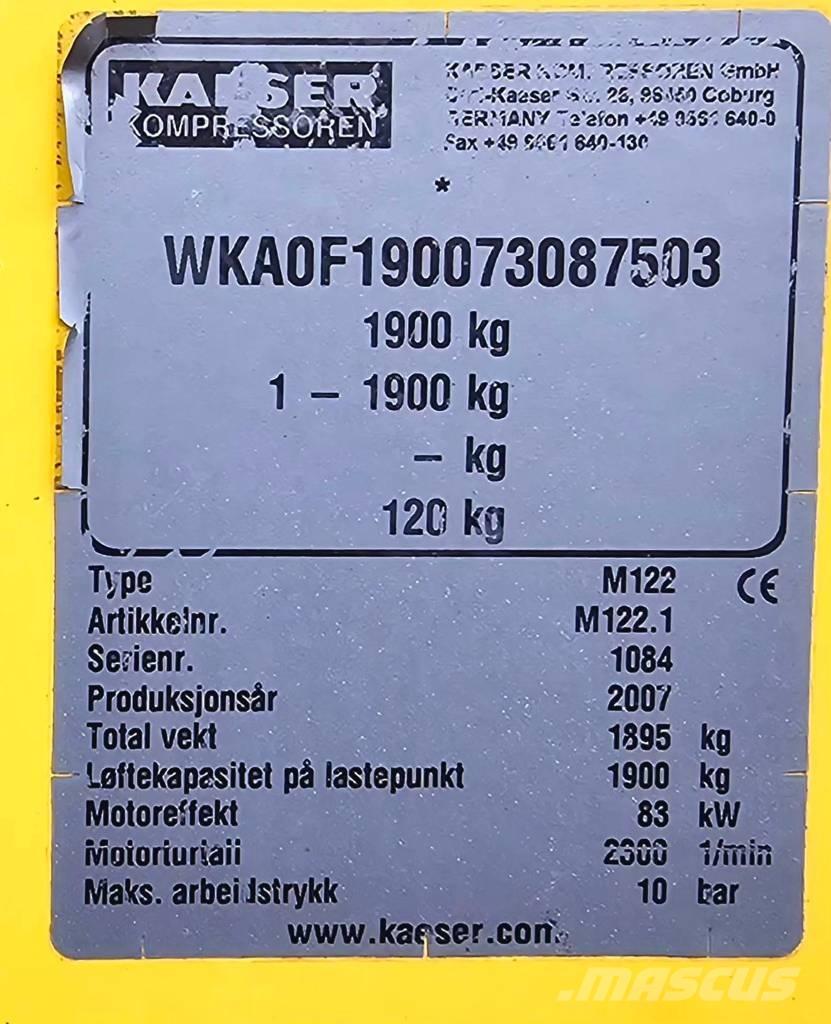 Kaeser M 122 Kompressorid