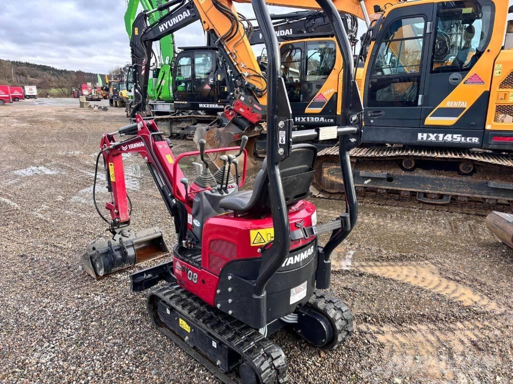 Yanmar SV 08 Miniekskavaatorid < 7 t