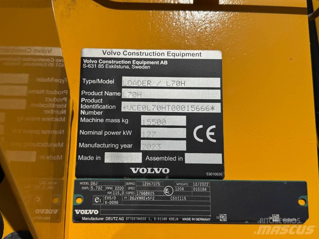 Volvo L 70 H Rataslaadurid