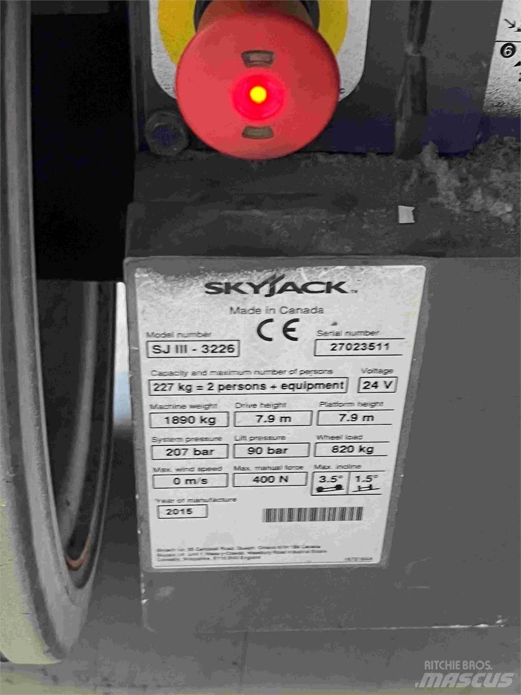 SkyJack SJ3226 Käärtõstukid