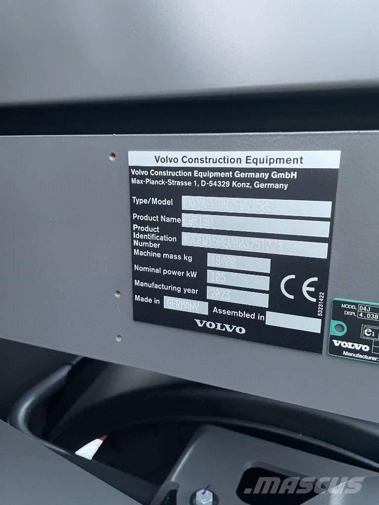 Volvo EWR 150 E Ratasekskavaatorid