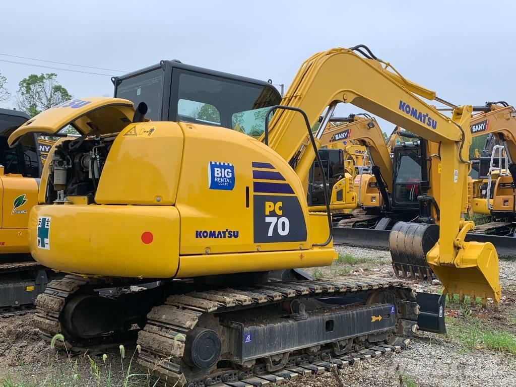 Komatsu PC 70 Väikeekskavaatorid 7t-12t