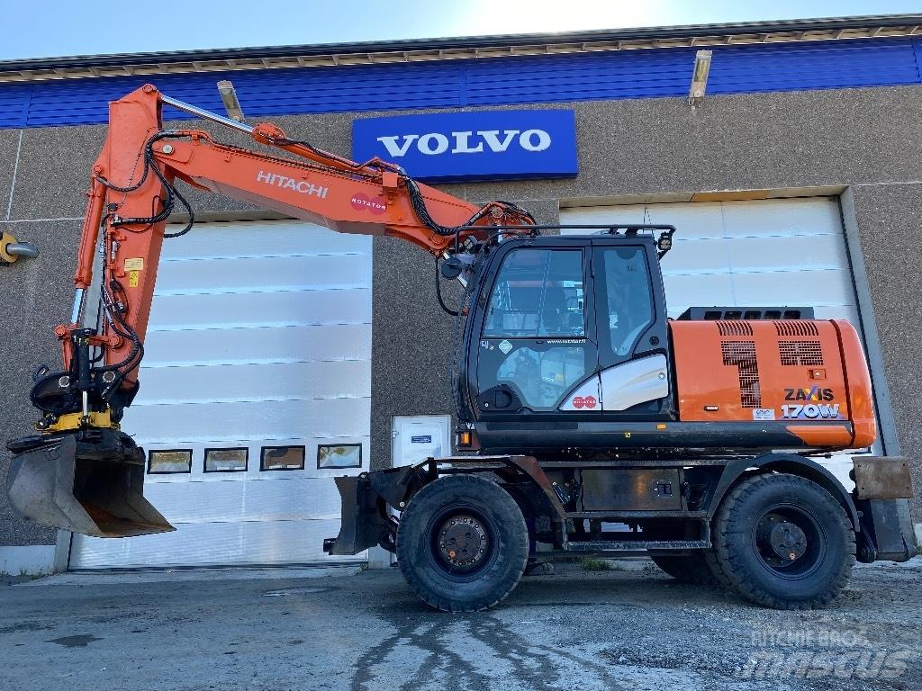 Hitachi ZX170w-6 2P Ratasekskavaatorid