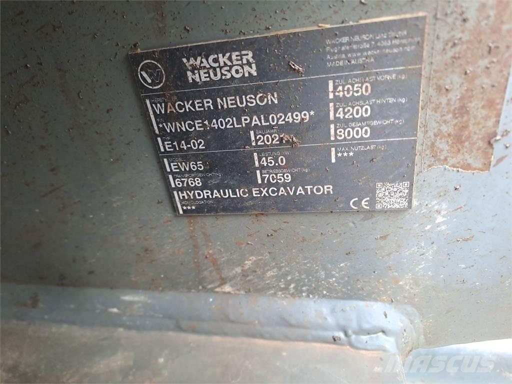 Wacker Neuson EW65 Ratasekskavaatorid