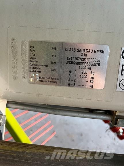 Claas Liner 2900 Vaalutid