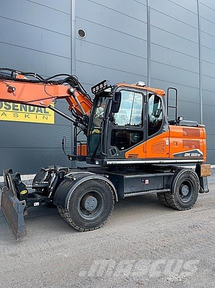 Doosan DX160W-7 Roomikekskavaatorid