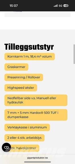 Gigant Gd150 Üldotstarbelised haagised