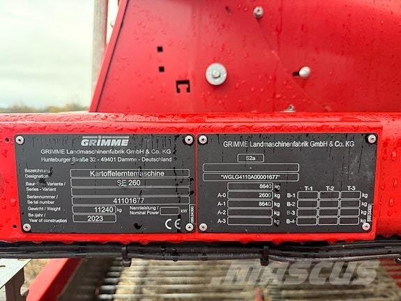 Grimme SE 260 - UB Kartulikombainid ja kaevajad