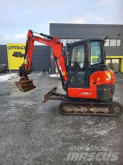 Kubota U36-4 Miniekskavaatorid < 7 t