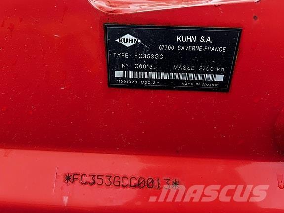 Kuhn FC353 GC Niidukid
