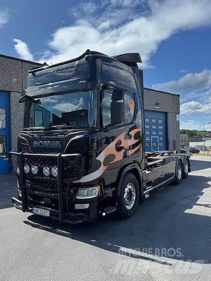Scania R580LB6X4Nb Trossüsteemiga vahetuskere veokid