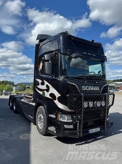 Scania R580LB6X4Nb Trossüsteemiga vahetuskere veokid
