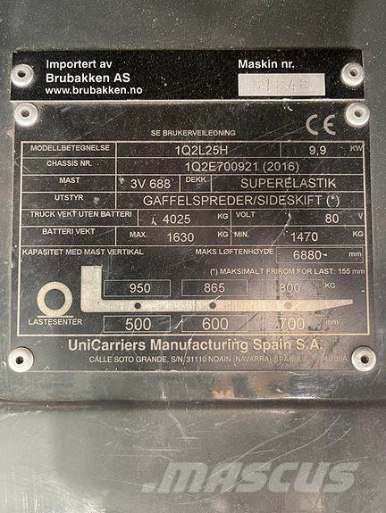 TCM FB25 51848 Diiseltõstukid