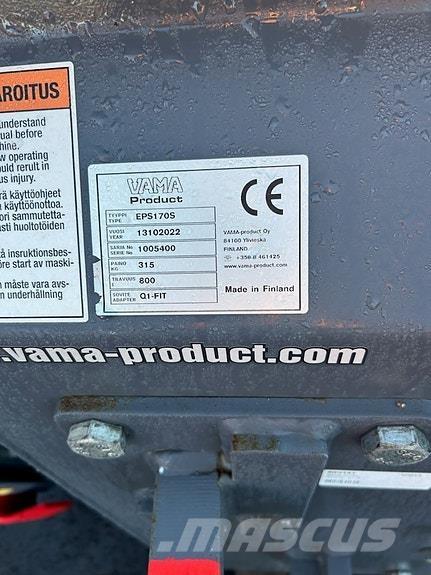 Vama 1,7 meter Muud teekoristamise ja lumekoristamise masinad