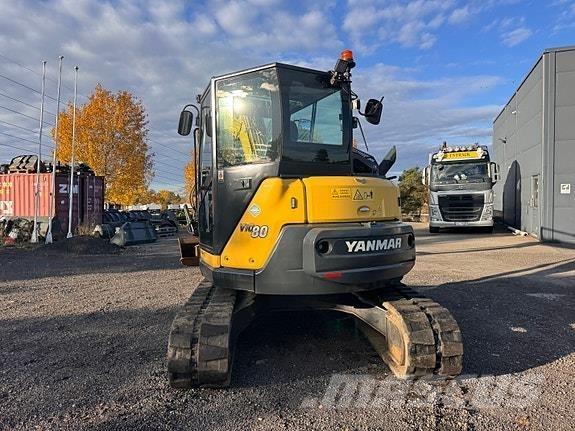 Yanmar Vio80-1A Roomikekskavaatorid