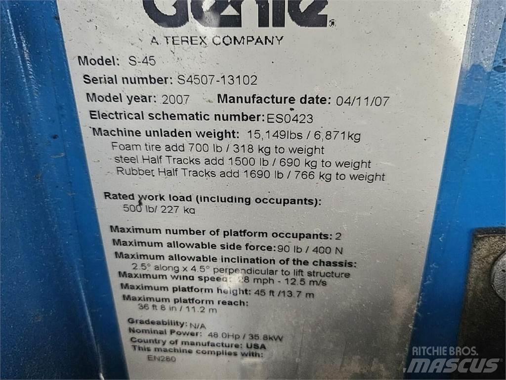Genie S-45 Teleskoop poomtõstukid